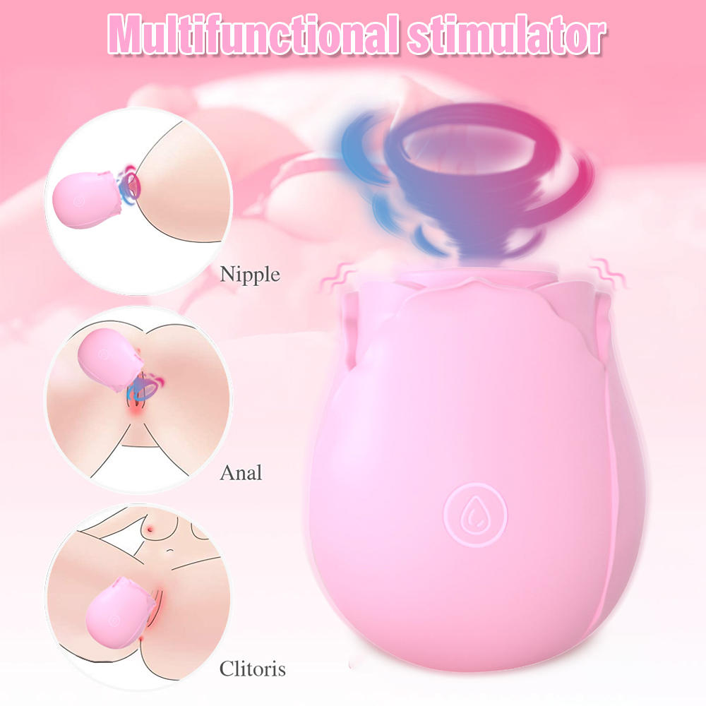 New Arrival 3 in 1 Rose Toy with 2 Suction Cups Quick Pleasure Couples  Foreplay Stimulator for Clitoral Nipple Gift - China Adult Sex Toy and Sex  Toys price