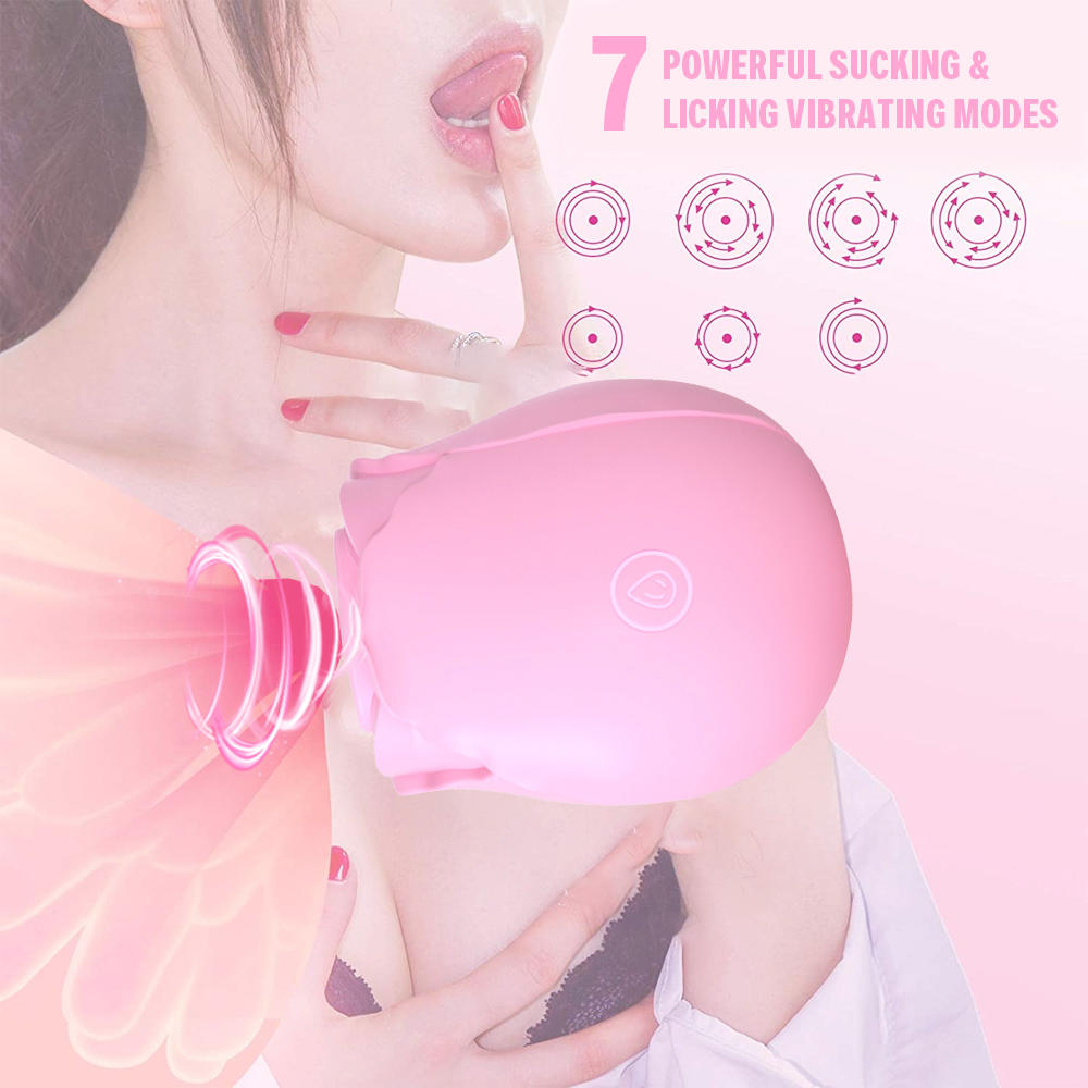 Buy Wholesale China Cute Rose Sex Toy Suction Vibrator Pink Flower Adult  Vibrator The Rose Sucking Sex Toy For Women & Sex Toy at USD 10.15