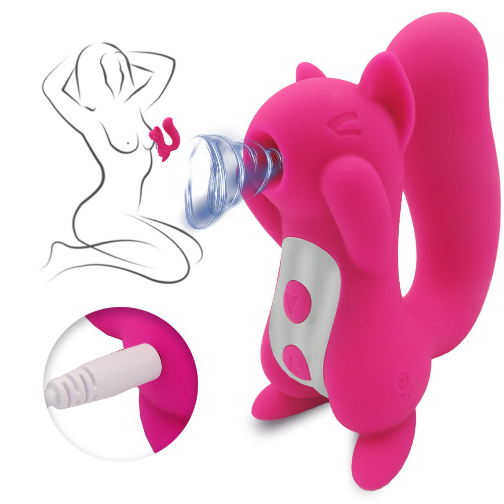 Amazon Hot Sale Squirrel Shapped Clit Sucking Vibrator