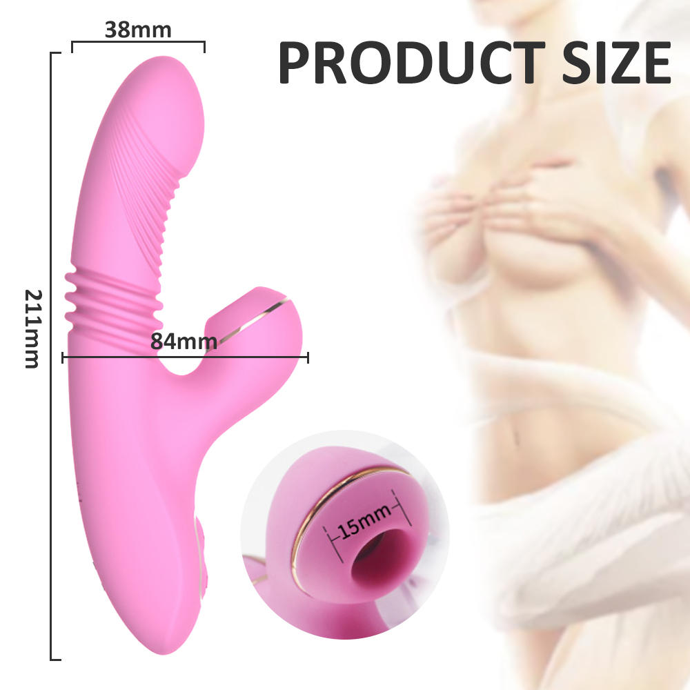 Amazon Hot Selling Women Vagina Sucking G spot Clitoris Massager Dildo Vibrator (9)