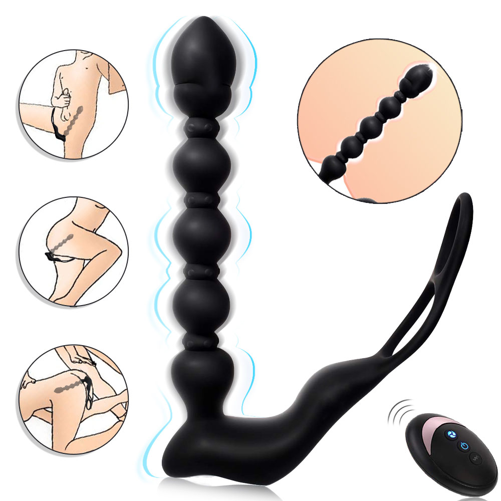 Anal Plug Vibrator Silicone Bullet Vibration Butt Plug