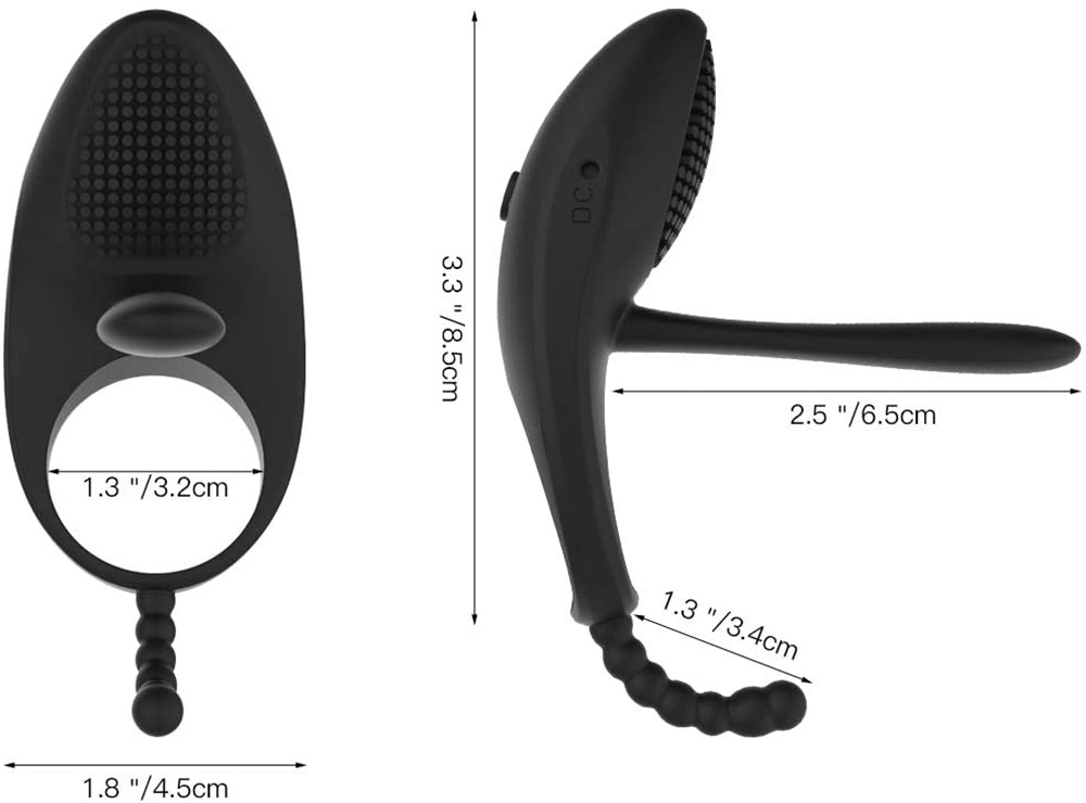 Enlargement Delay Ejaculation Vibrating Penis Cock Ring (2)