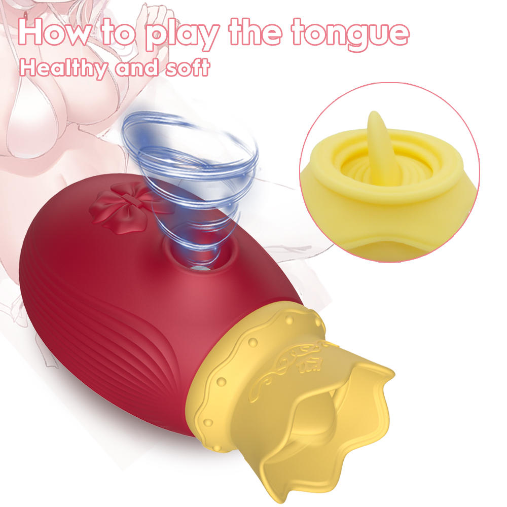 New 2021 Crown clitoris suction tongue vibrator (8)