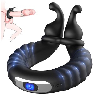 Wholesale Price Cheap Male Masturbators - Vibrating Dual Penis Rin Adjustable Size Cock Ring – Beaza