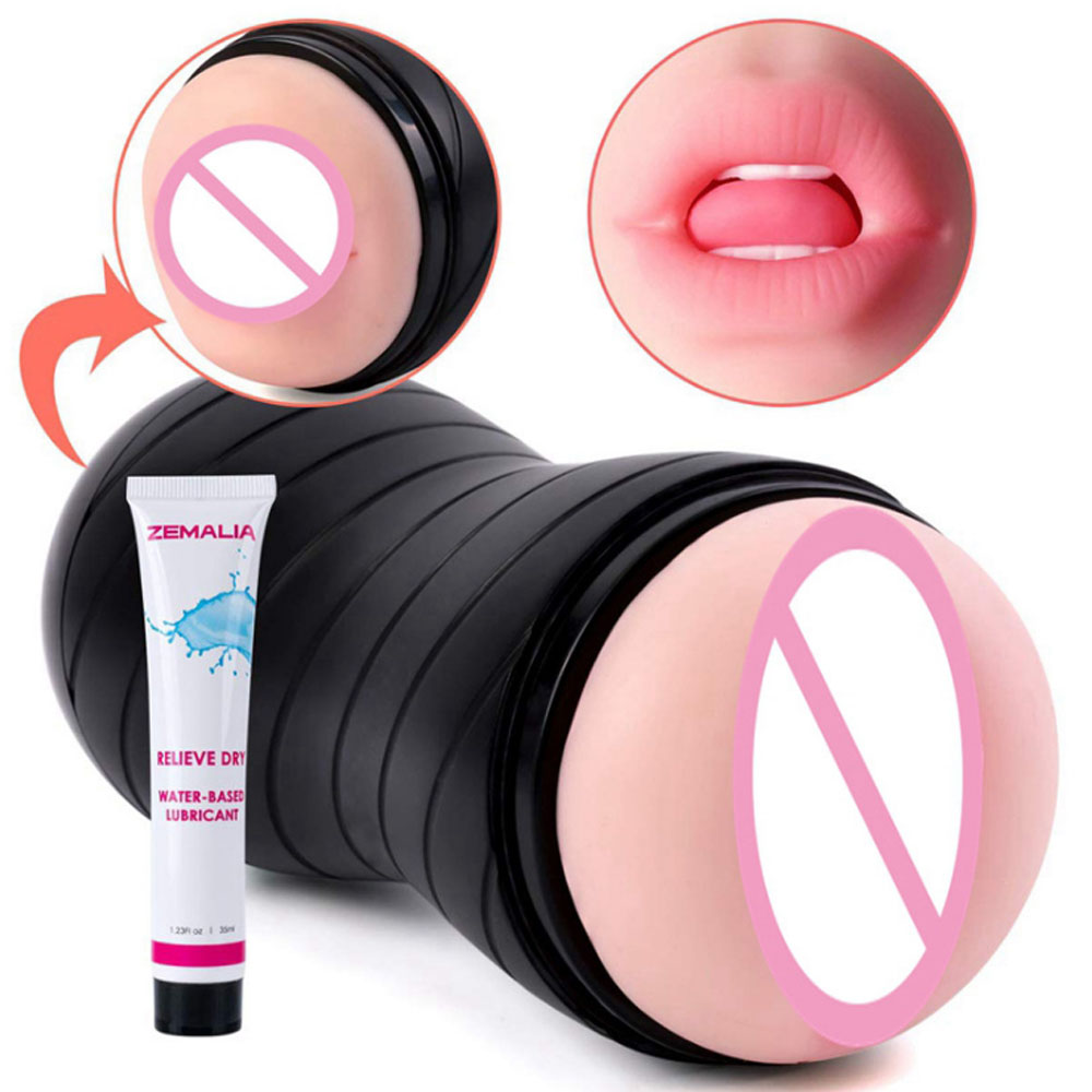 deep throat Mouth artificial vagina pussy adult male masturbator sex toys for men masturbating (3)