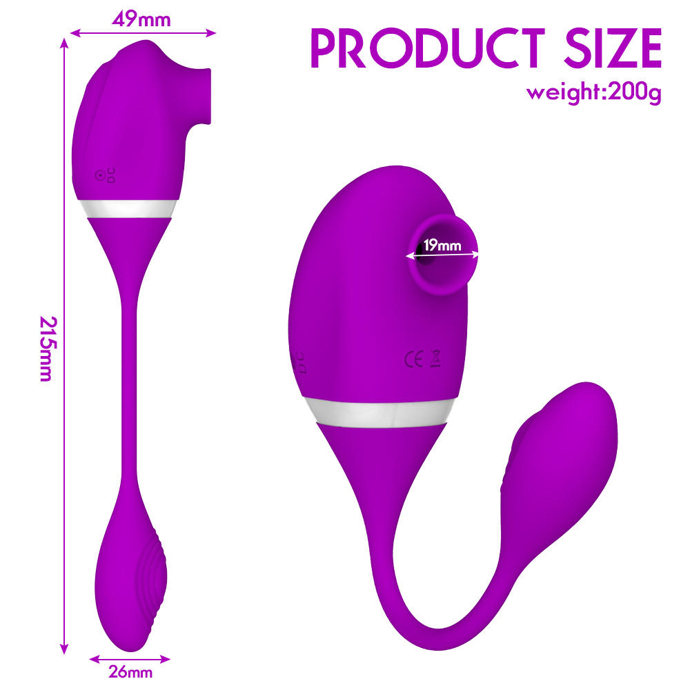 licking vibrator Clit Sucker G spot Stimulator 2 in 1 (8)